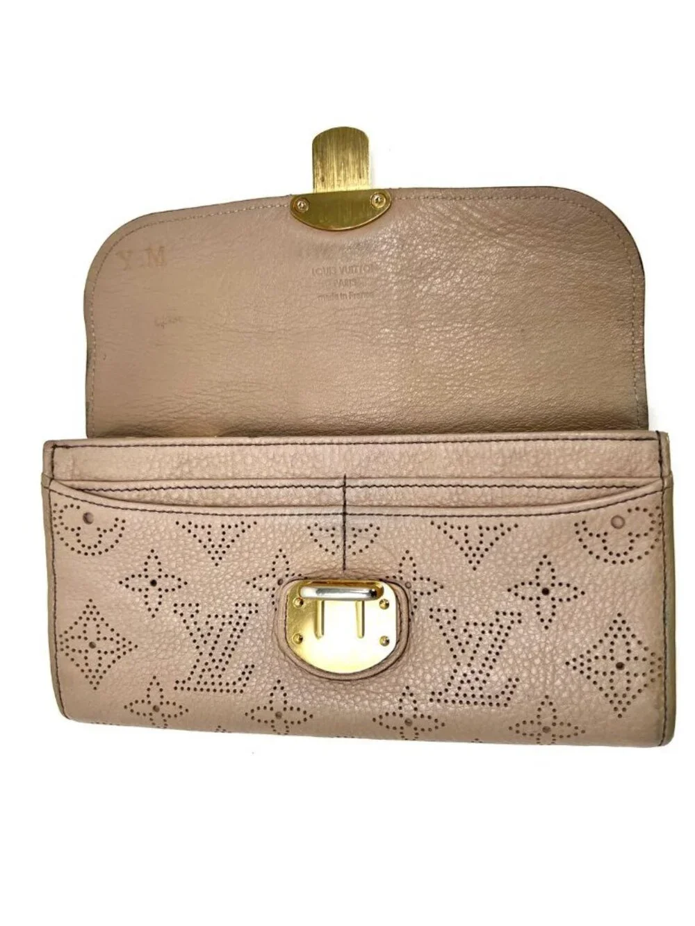 Louis Vuitton Mahina Portefeuille Iris Cafe Au Lait Wallet